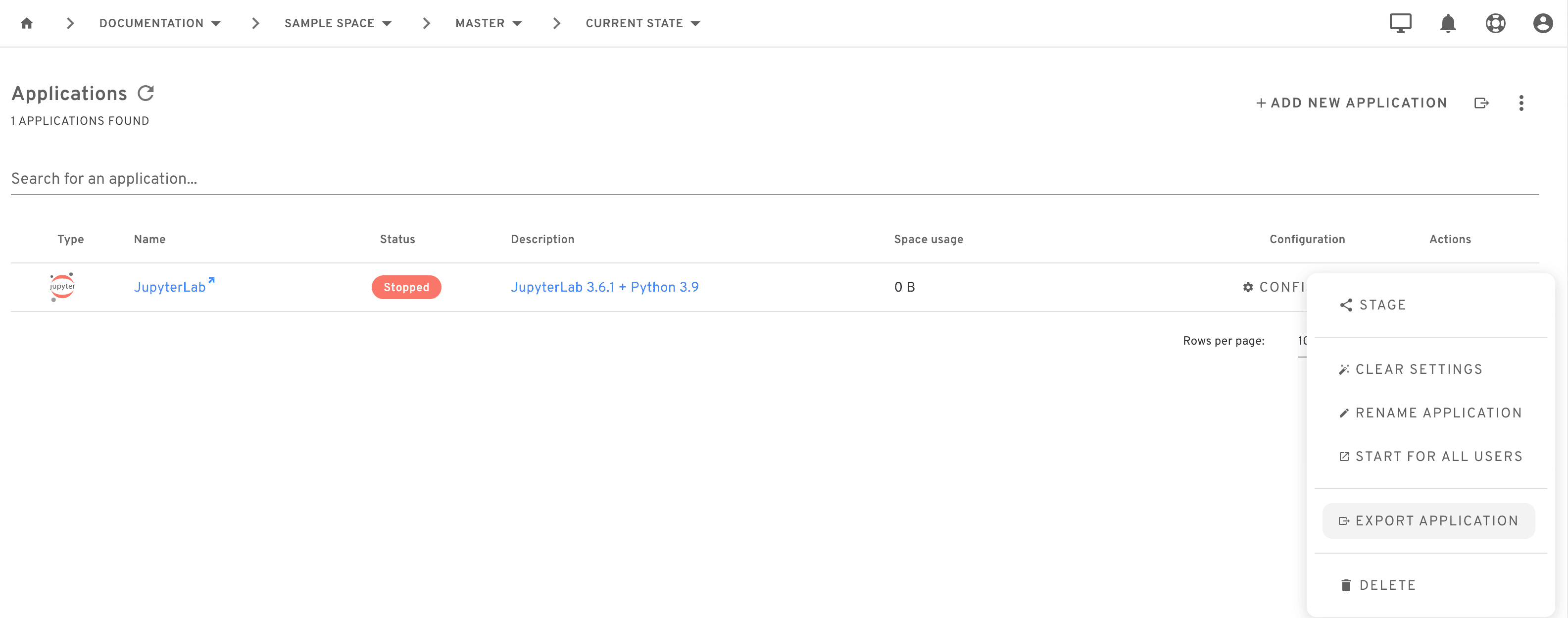 <i>The Nuvolos application export feature - make a Docker container in one click</i>